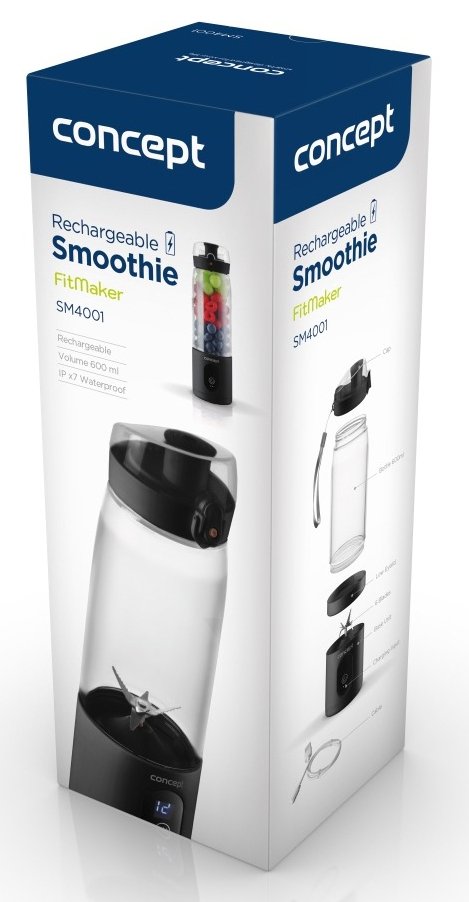 Licuadora Smoothie Inalámbrica Concept Sm4001