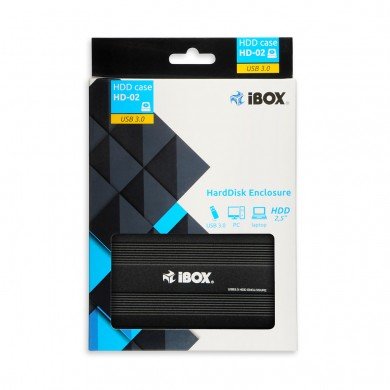EAN 5901443052630 - iBox HD-02 Caja de disco duro (HDD) Negro 2.5" imagen 5