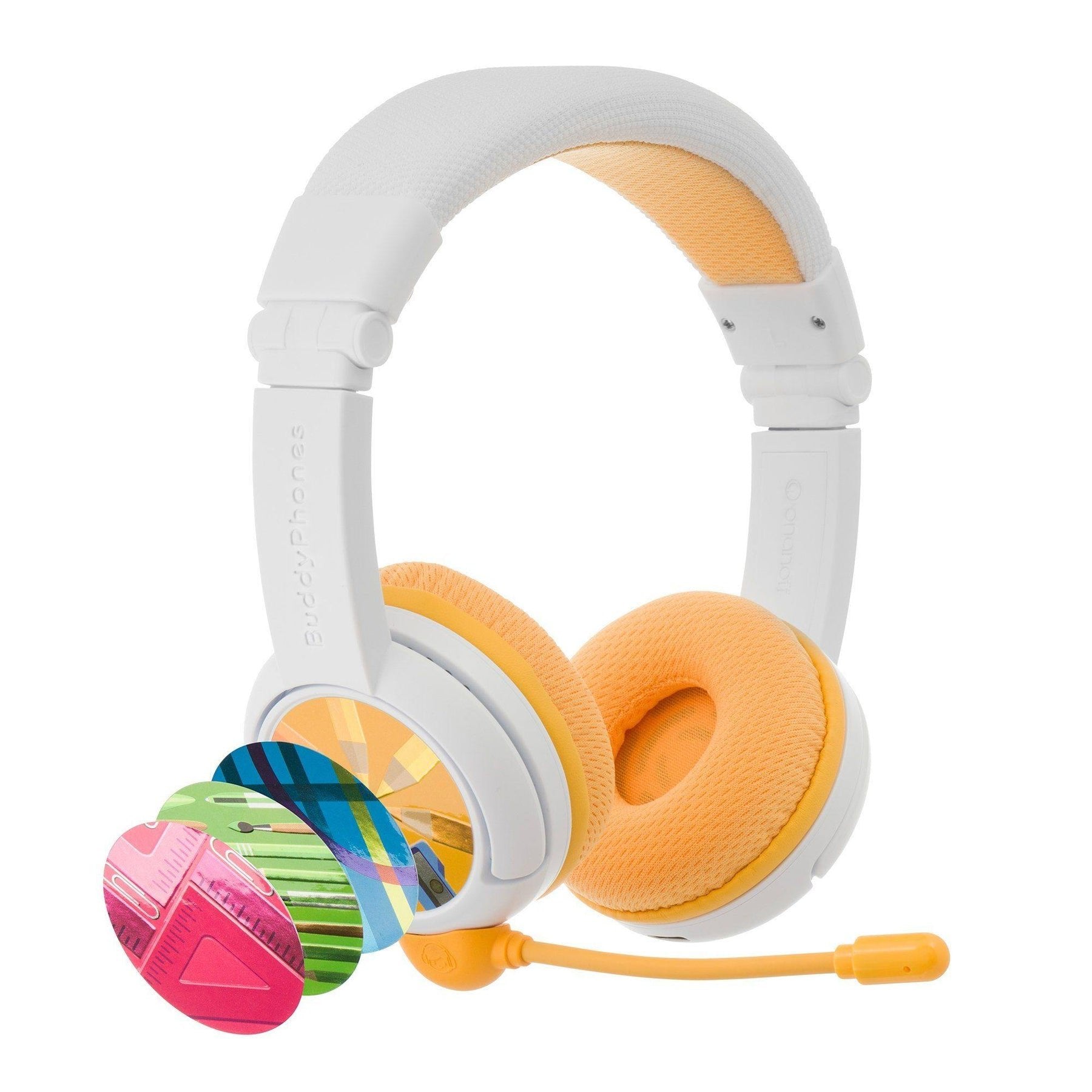 EAN 0630282193000 - BuddyPhones School+ Auriculares Inalámbrico y alámbrico Diadema Llamadas/Música USB Tipo C Bluetooth Blan imagen 1