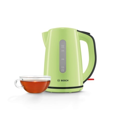 Hervidor De Agua Bosch Twk7506 1,7 L Negro, Verde 2200 W