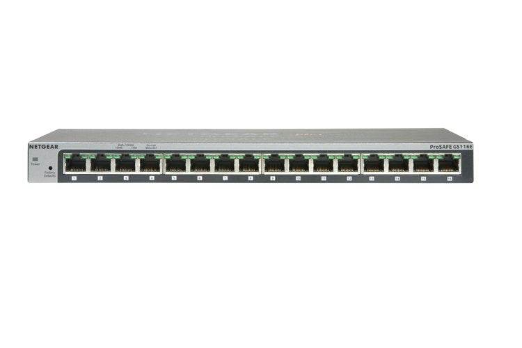 EAN 0606449035001 - NETGEAR GS116 No administrado Gigabit Ethernet (10/100/1000) Gris imagen 1