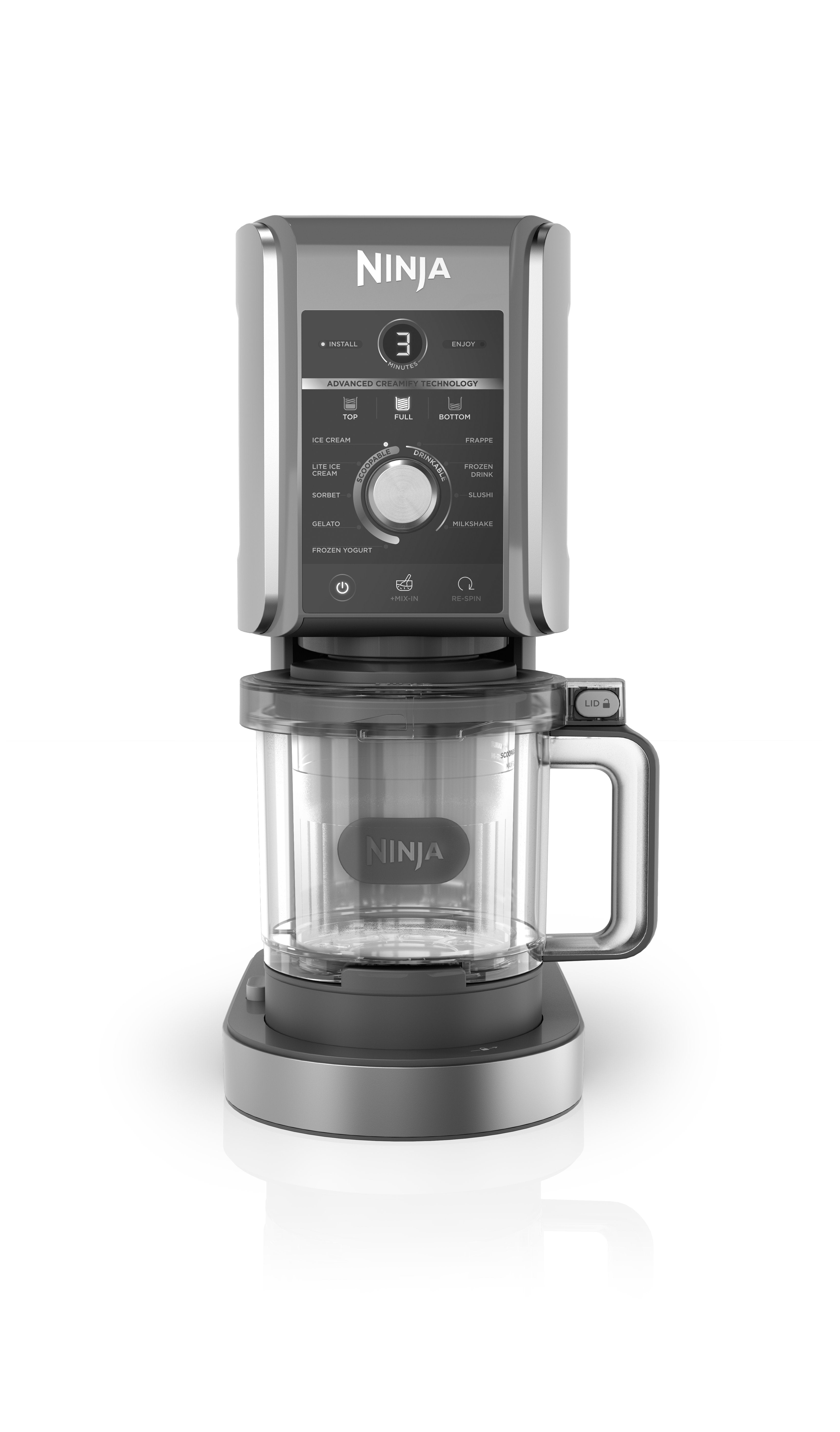 EAN 622356283076 - Ninja CREAMi Deluxe Máquina de helados y batidos 2,1 L 800 W Negro, Gris imagen 7