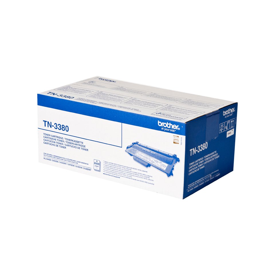 EAN 4977766708906 - Brother TN-3380 cartucho de tóner 1 pieza(s) Original Negro imagen 2