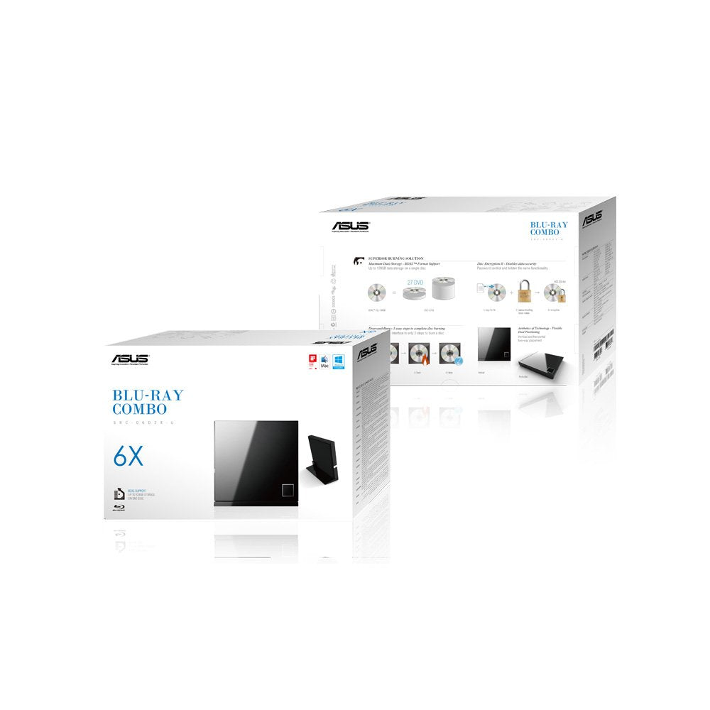 EAN 0610839417193 - ASUS SBC-06D2X-U unidad de disco óptico Blu-Ray DVD Combo Negro imagen 5