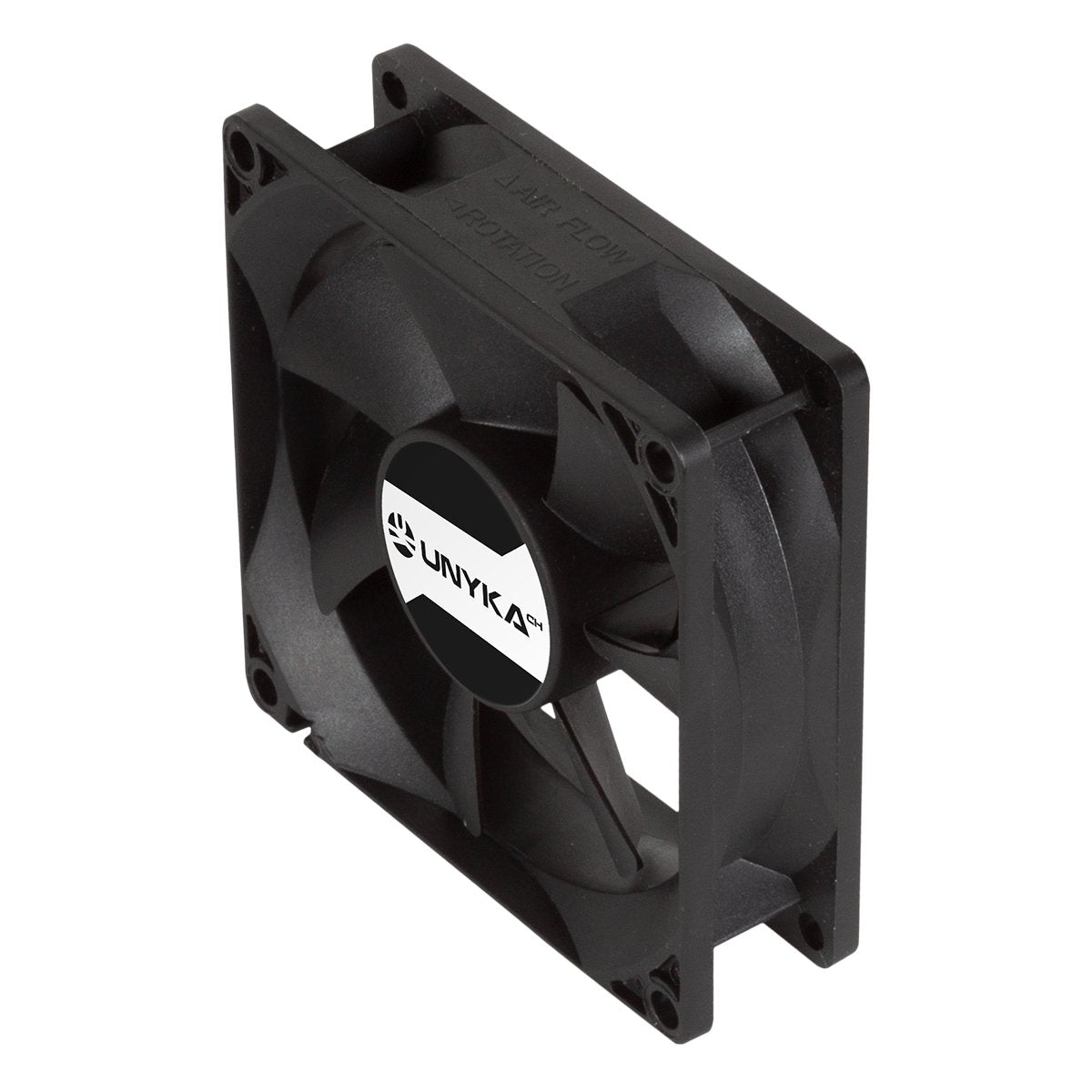 Ventilador Pc Unykach Server 60mm De Doble Bola - Velocidad Max. 3000rpm - Conector De 4 Pines Con Control De Temperatura