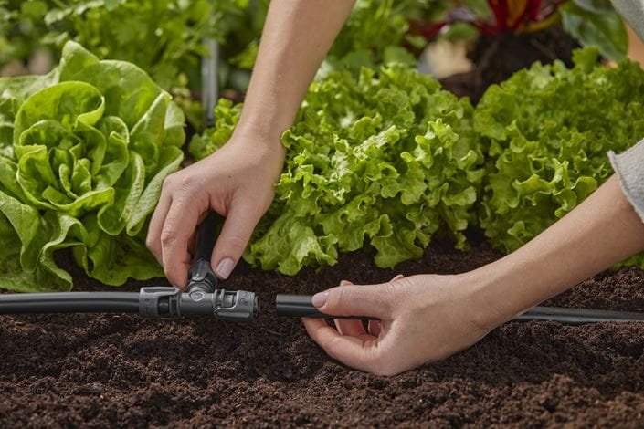 Gardena Micro-Drip-System Pieza En T De 13 Mm (1/2"), Conexión (Gris Oscuro, 2 Piezas 13201-20