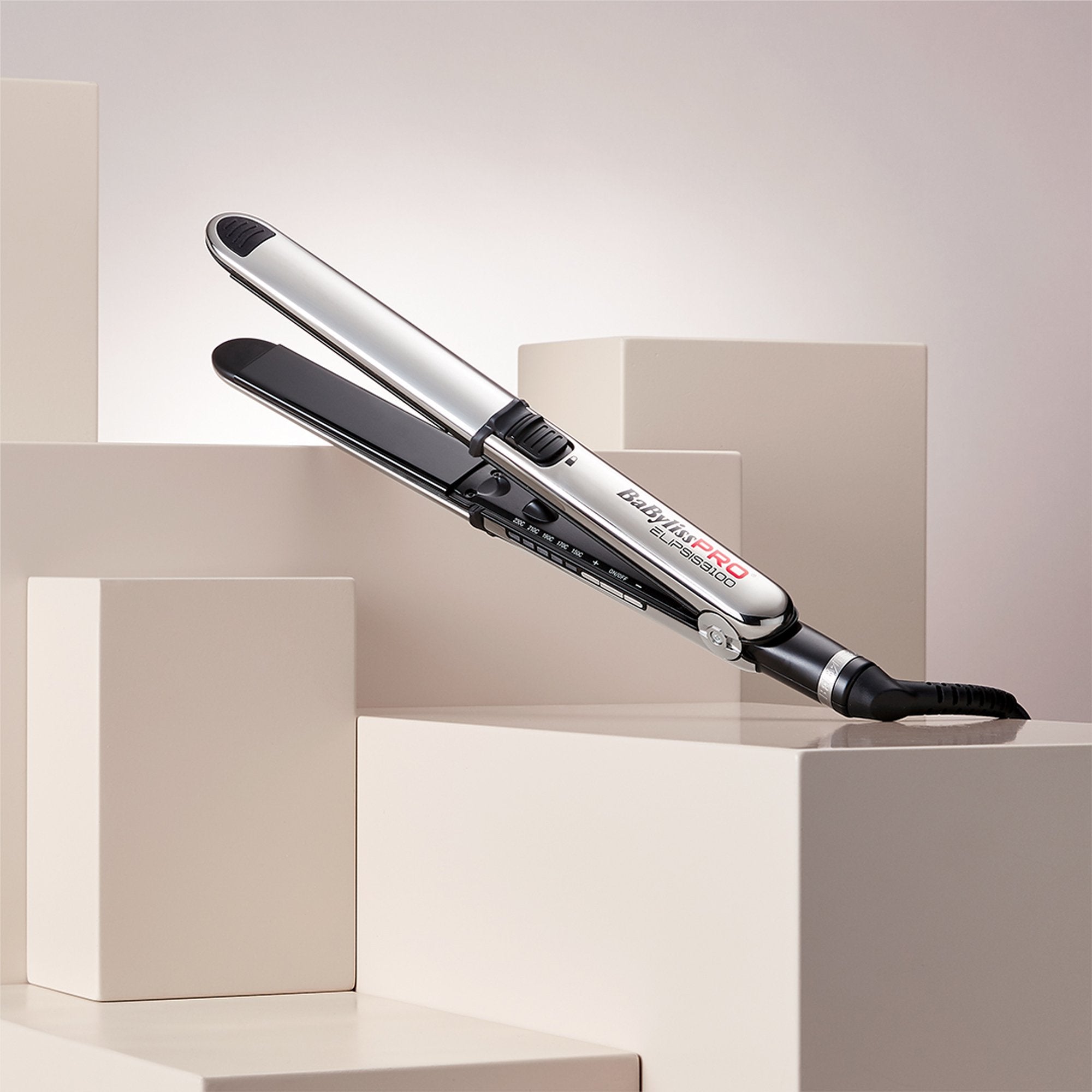 EAN 3030050121759 - BaByliss ELIPSIS3000 STYLER Plancha de pelo Caliente Negro 55 W 2,7 m imagen 4