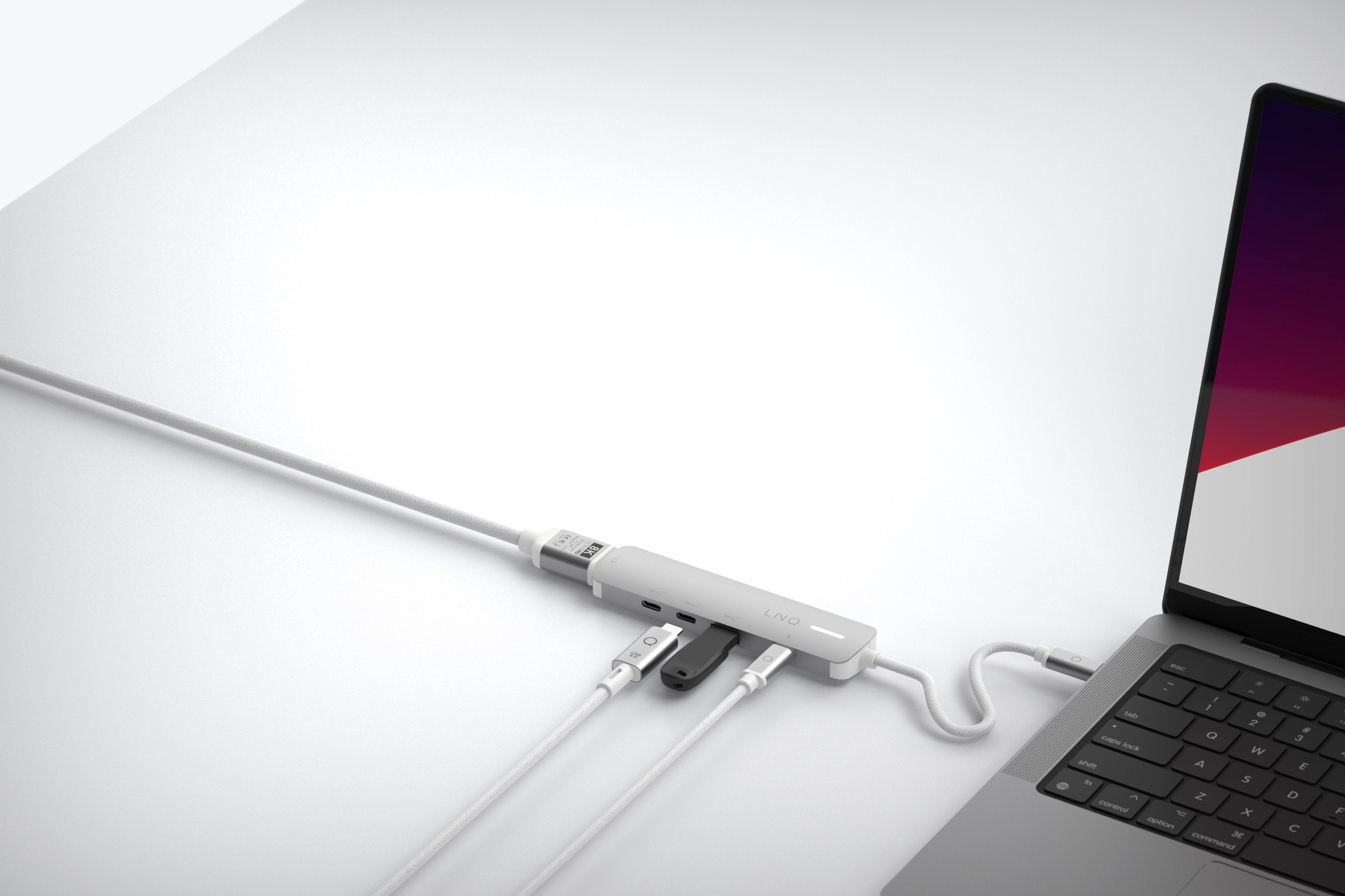 EAN 8720574622706 - LINQ LQ49051 base para portátil y replicador de puertos Alámbrico USB 3.2 Gen 2 (3.1 Gen 2) Type-C Gris, imagen 11