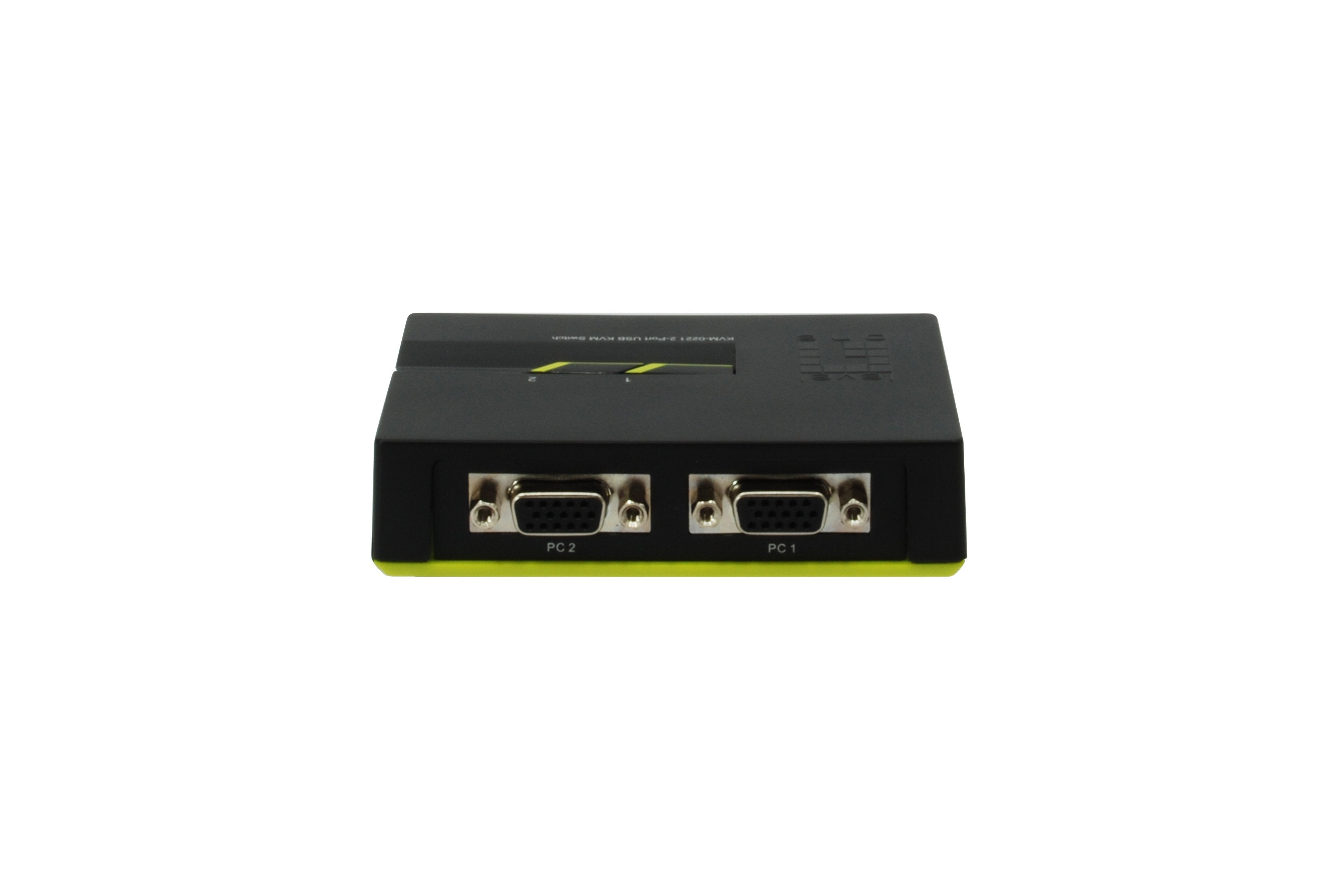 EAN 4015867137857 - LevelOne KVM-0221 interruptor KVM Negro, Verde imagen 3