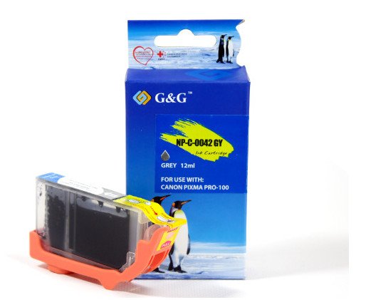 G&G Cartucho Compatible Canon Cli-42gy 6390b001 Gris