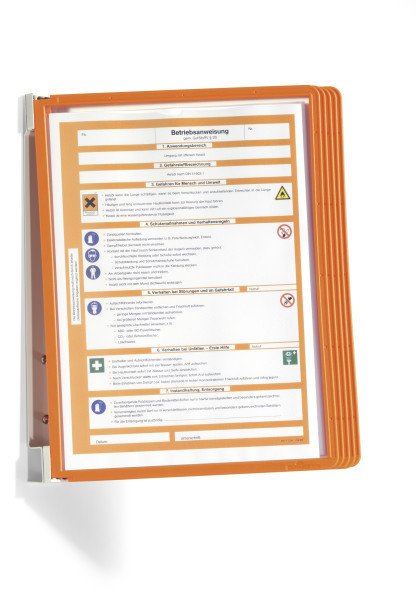 EAN 4005546506500 - Durable 5551-09 soporte para mostrar documentos Retrato A4 imagen 1