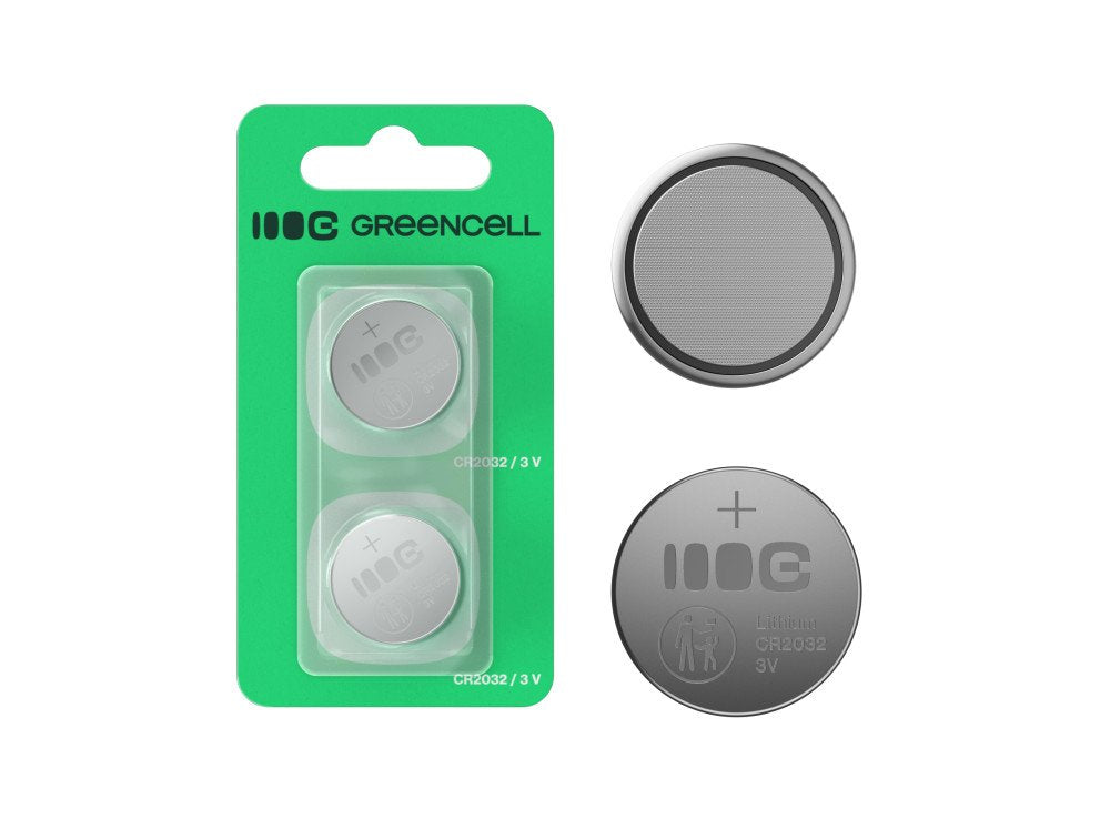 EAN 5904326376649 - Green Cell Greencell Blister 2x lithium battery CR2032 3V 220mAh button for key, watch, remote, scale Bat imagen 1