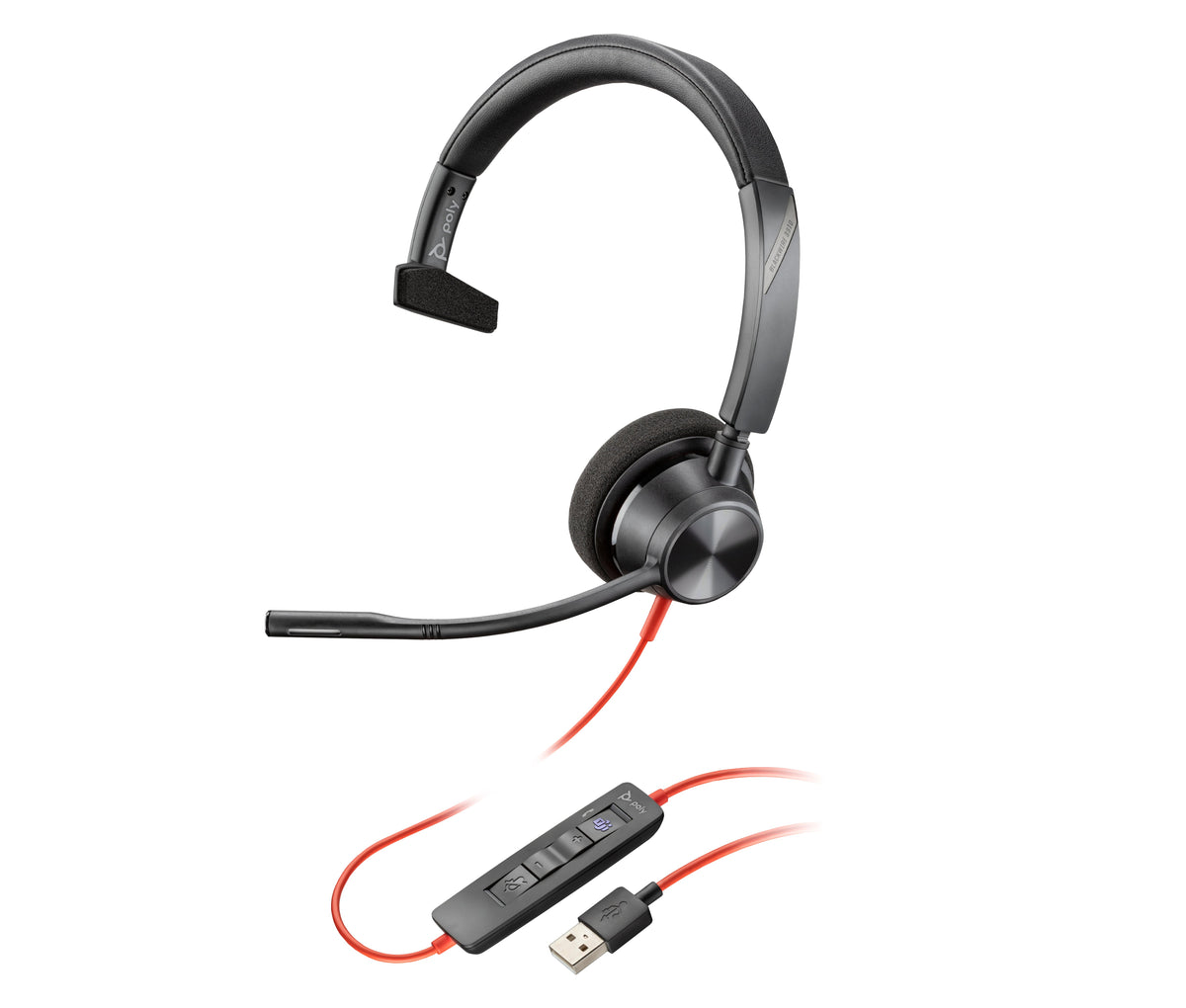 EAN 5715063734940 - HP Poly Blackwire 3310 Microsoft Teams Certified Headset +USB-C/A Adapter TAA Alámbrico Diadema Oficina/C imagen 5