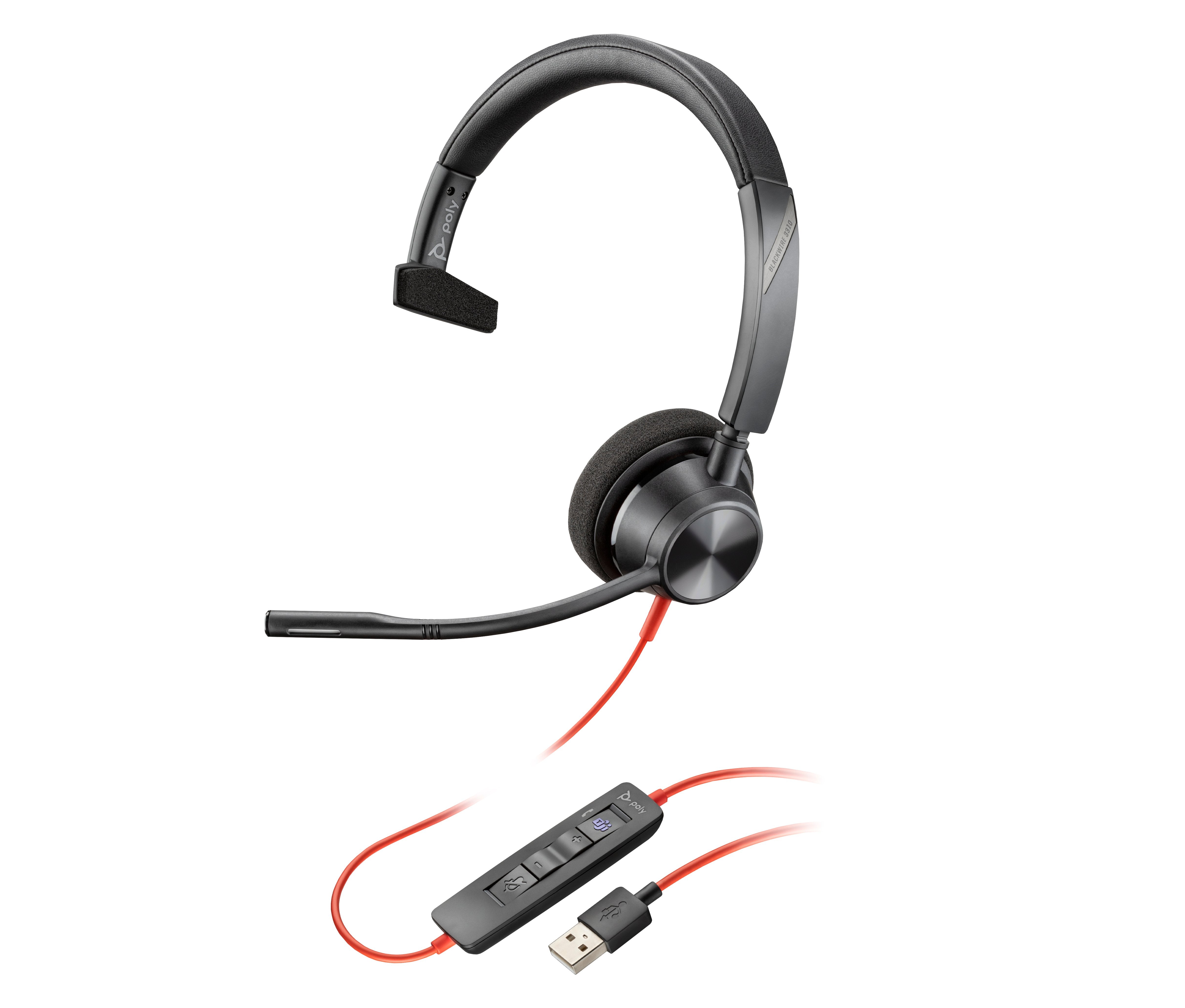 EAN 5715063734940 - HP Poly Blackwire 3310 Microsoft Teams Certified Headset +USB-C/A Adapter TAA Alámbrico Diadema Oficina/C imagen 5