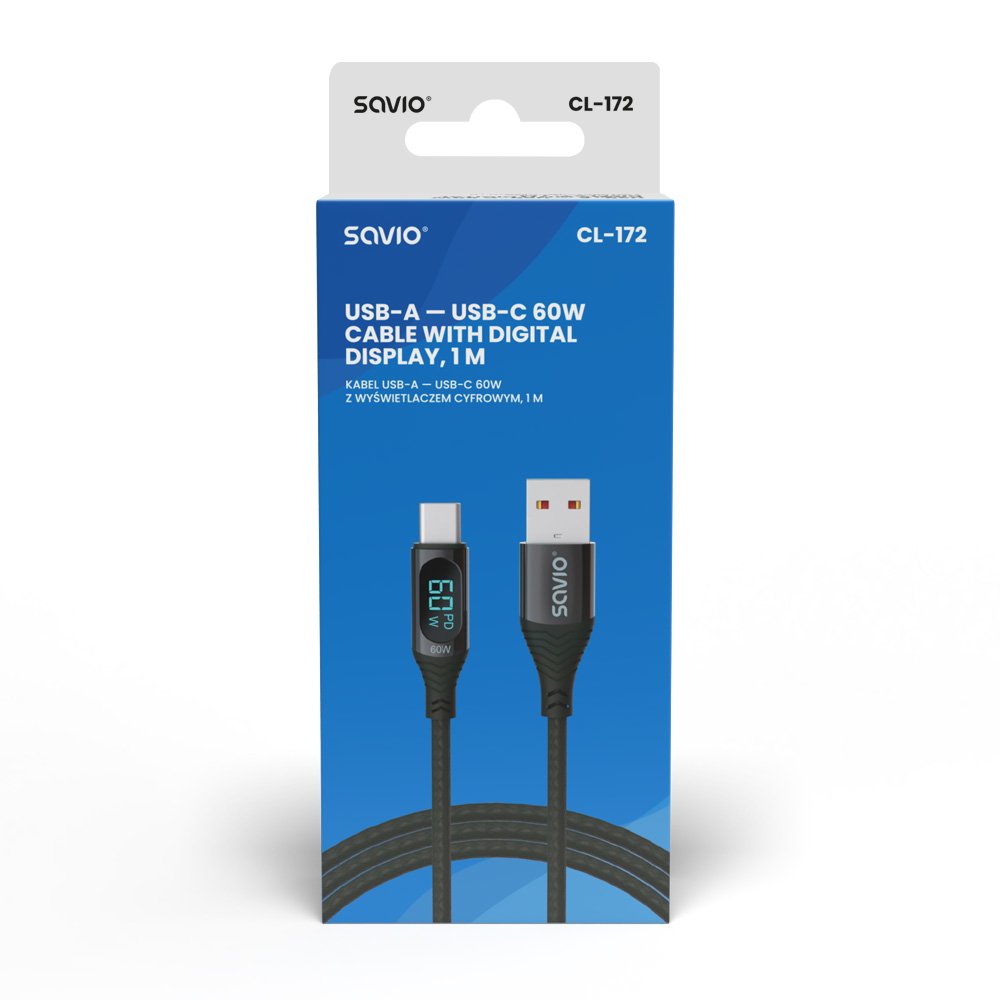 Usb Cable 60w Cl0172 1m Savio