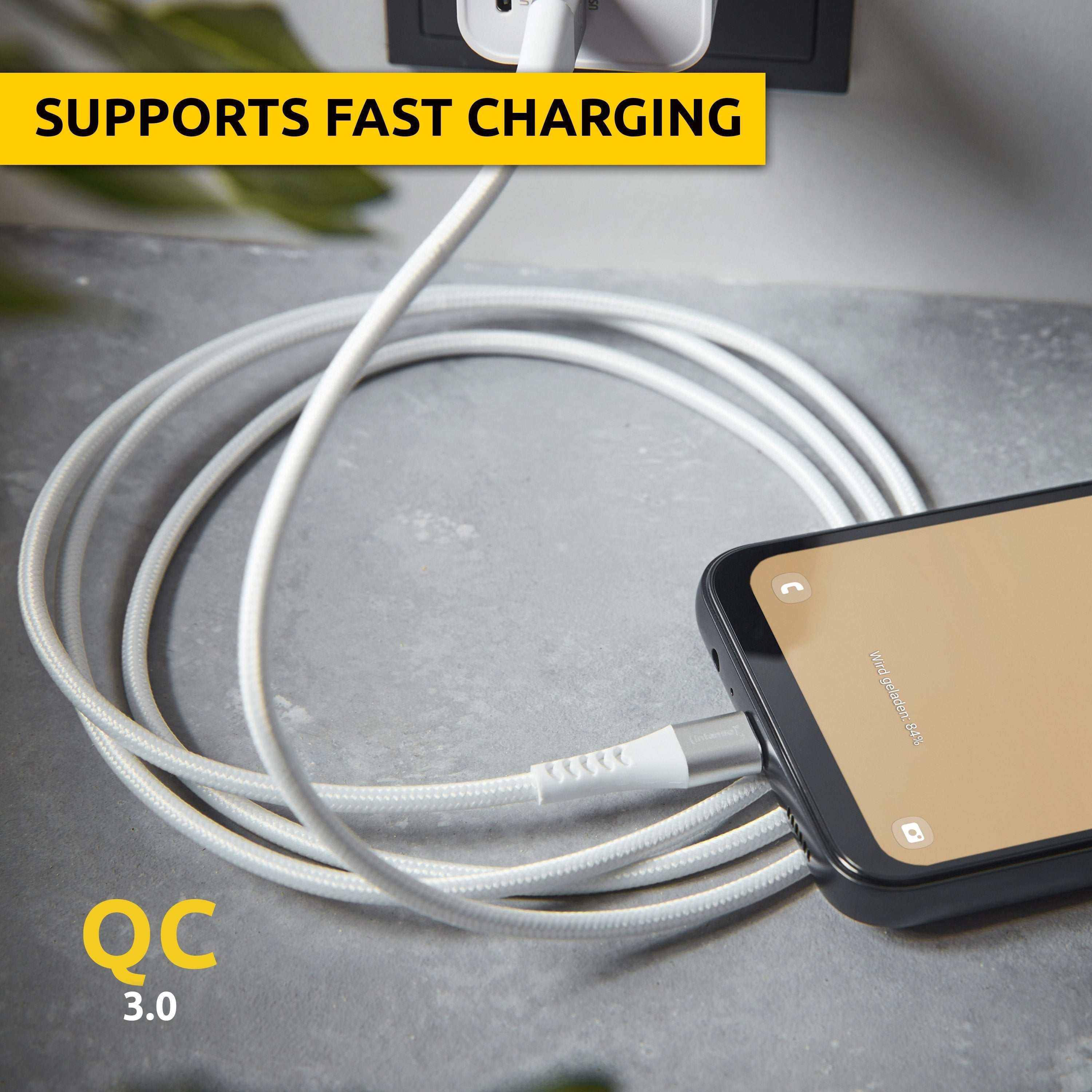 Cable Usb C A Usb A Intenso 1.5m A315c Blanco