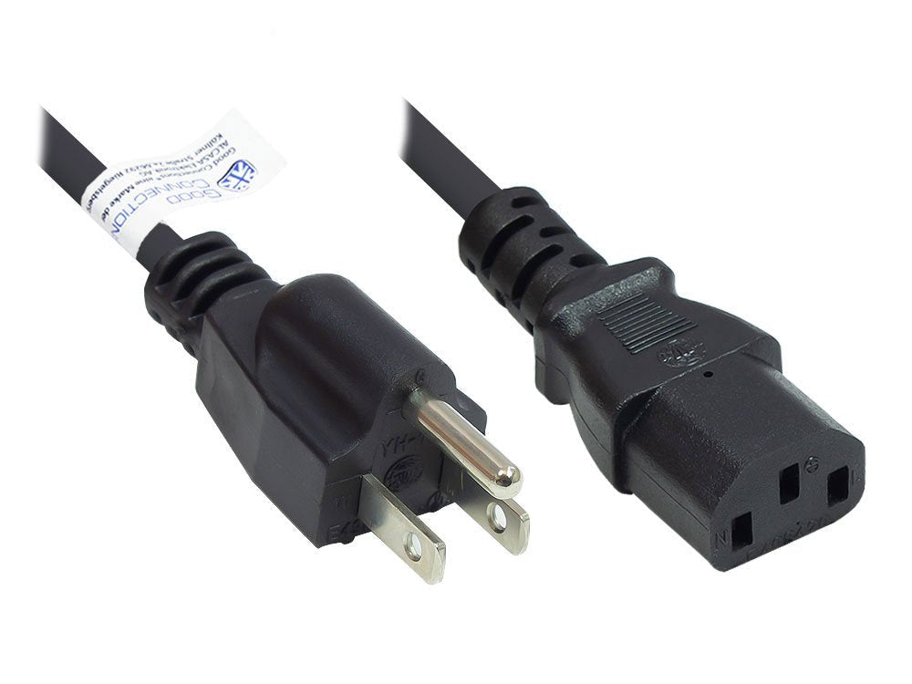 Good Connections Netzcable Usa An C13 Ul Schw. 5m