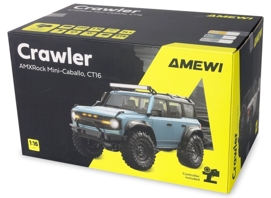 EAN 4262500342707 - Amewi 22718 modelo controlado por radio Camión oruga Motor eléctrico 1:16 imagen 10