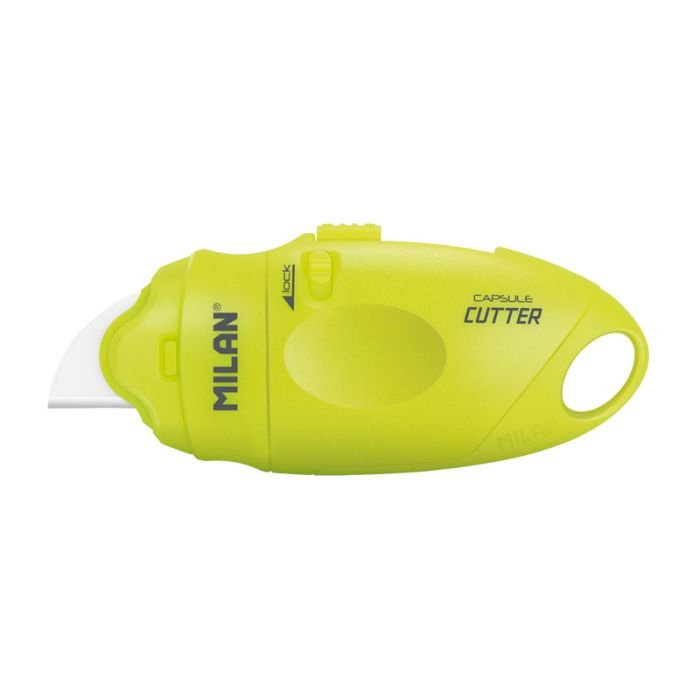 Milan Cutter Hoja Cerámica Capsule Serie Acid Blíster Amarillo