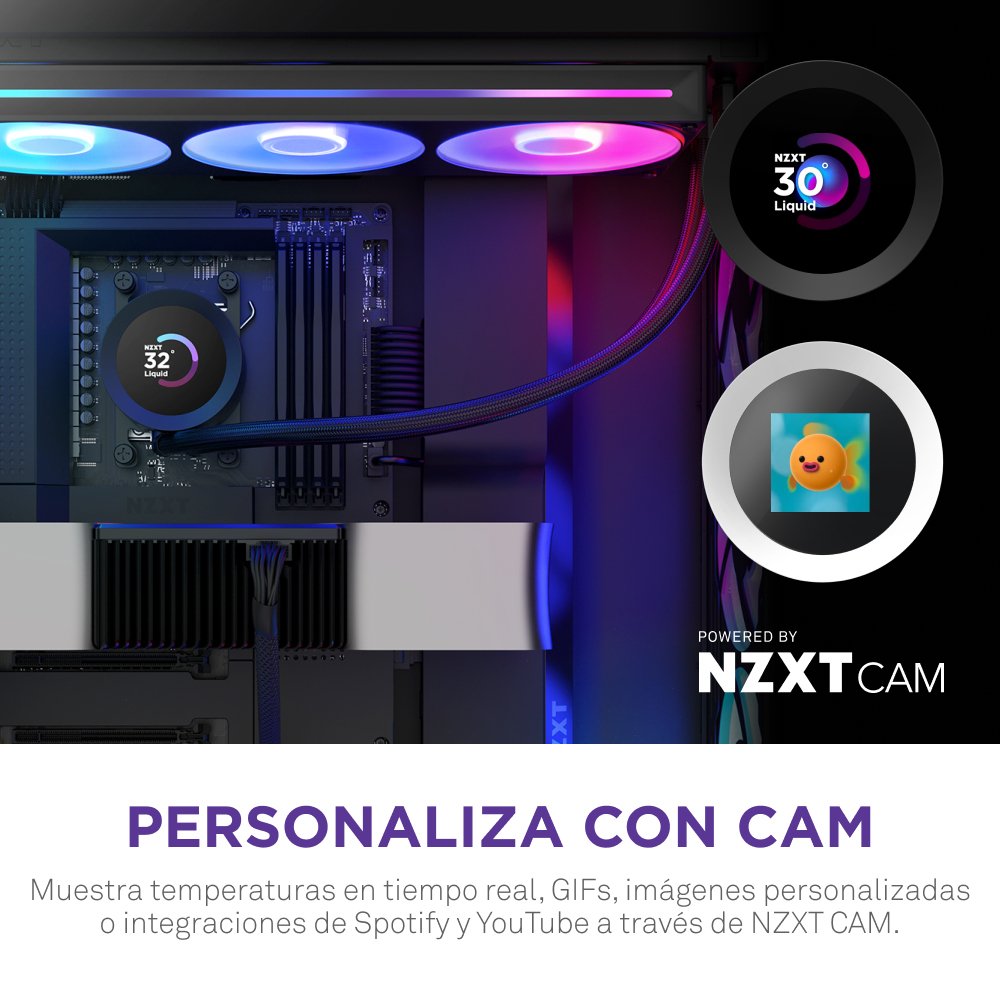 EAN 5056547205274 - NZXT Kraken Plus 360 RGB Procesador Sistema de refrigeración líquida todo en uno Negro 1 pieza(s) imagen 5