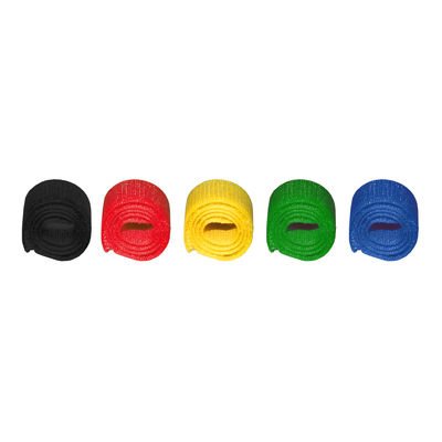 EAN 4260283117475 - MediaRange MRCS302 presilla Bridas adherentes para cables Nylon Negro, Azul, Verde, Rojo, Amarillo 5 piez imagen 2
