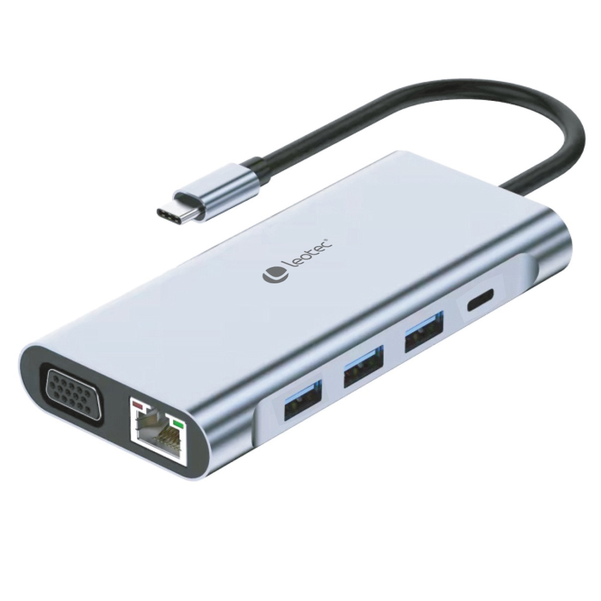 EAN 8436588882622 - Leotec LEDS01 base para portátil y replicador de puertos Acoplamiento Gris imagen 1