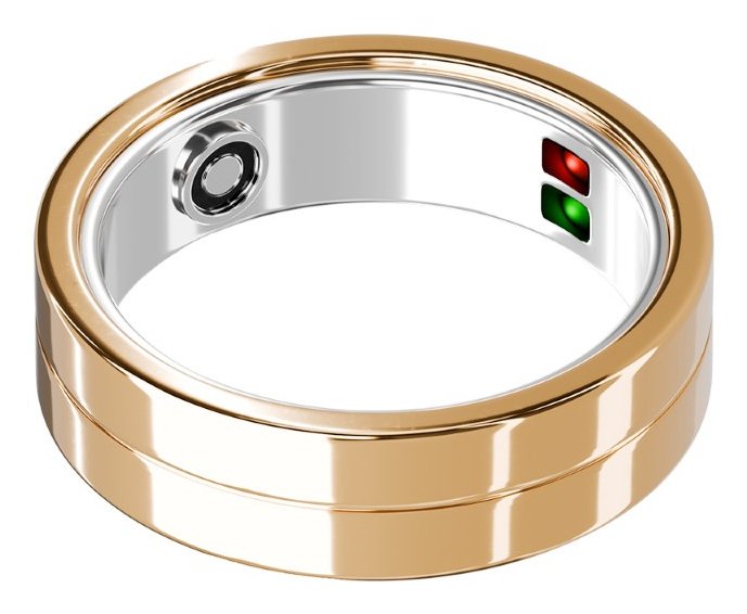 Anillo Inteligente Maxcom Mr100 10-63 Notificaciones Frecuencia Cardíaca Oro