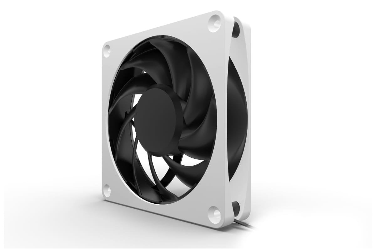 Alphacool Apex Stealth Metal Power 120mm Lüfter 3000rpm, Ventilador Blanco/Negro