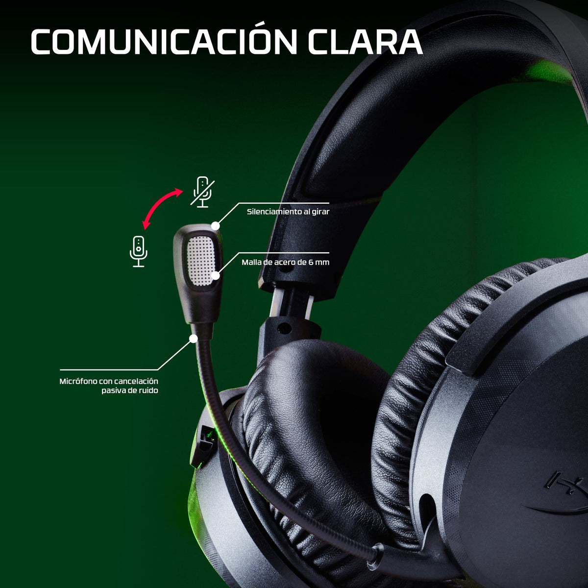 EAN 0199251514647 - HyperX CloudX Stinger 3 Gaming Headset Xbox Negro imagen 8
