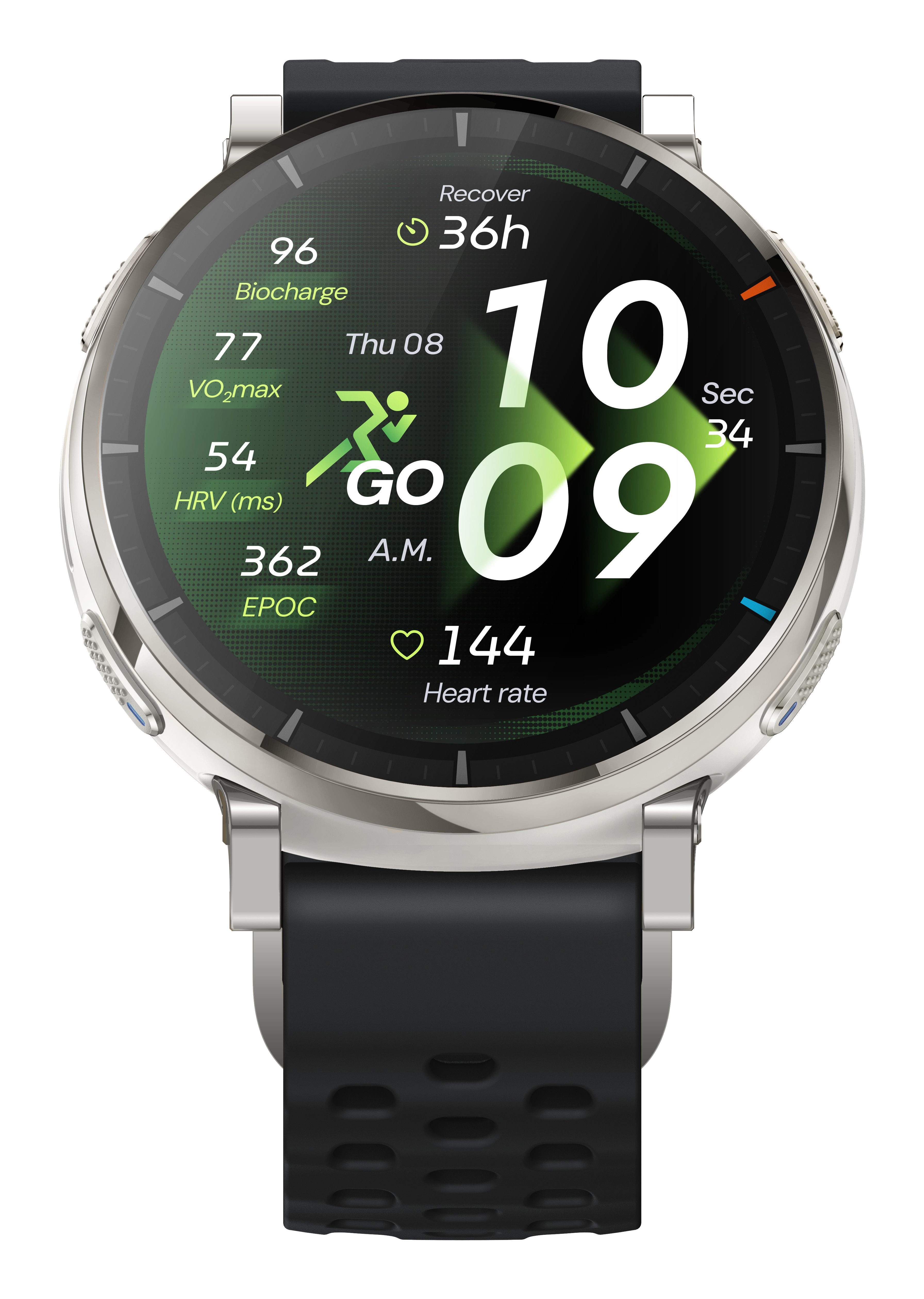 Smartwatch Amazfit Active 3 Premium 1.32" Amoled Táctil Gps Apex Silver