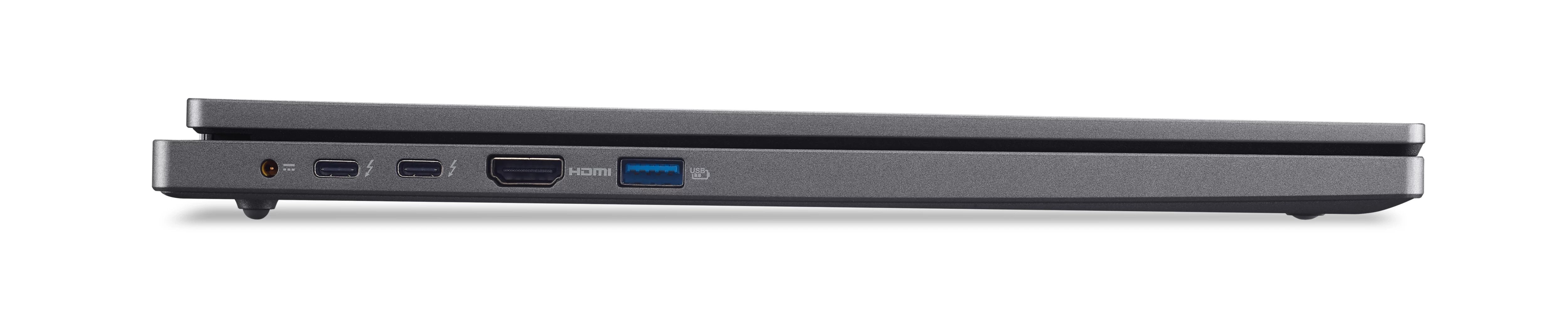 Acer Travelmate P2 16 Tmp216-71-G3-Tco Intel Core Ultra 5 125h / Hasta 4.5 Ghz Win 11 Pro Intel Arc Graphics 16 Gb Ram 512 Gb Ssd 16" Ips 1920 X 1200 Gigabit Ethernet Wi-Fi 6e Bluetooth Gris Metalizado Kbd: Español