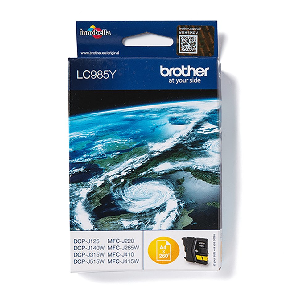EAN 5711045093470 - Brother LC985Y cartucho de tinta 1 pieza(s) Original Amarillo imagen 4