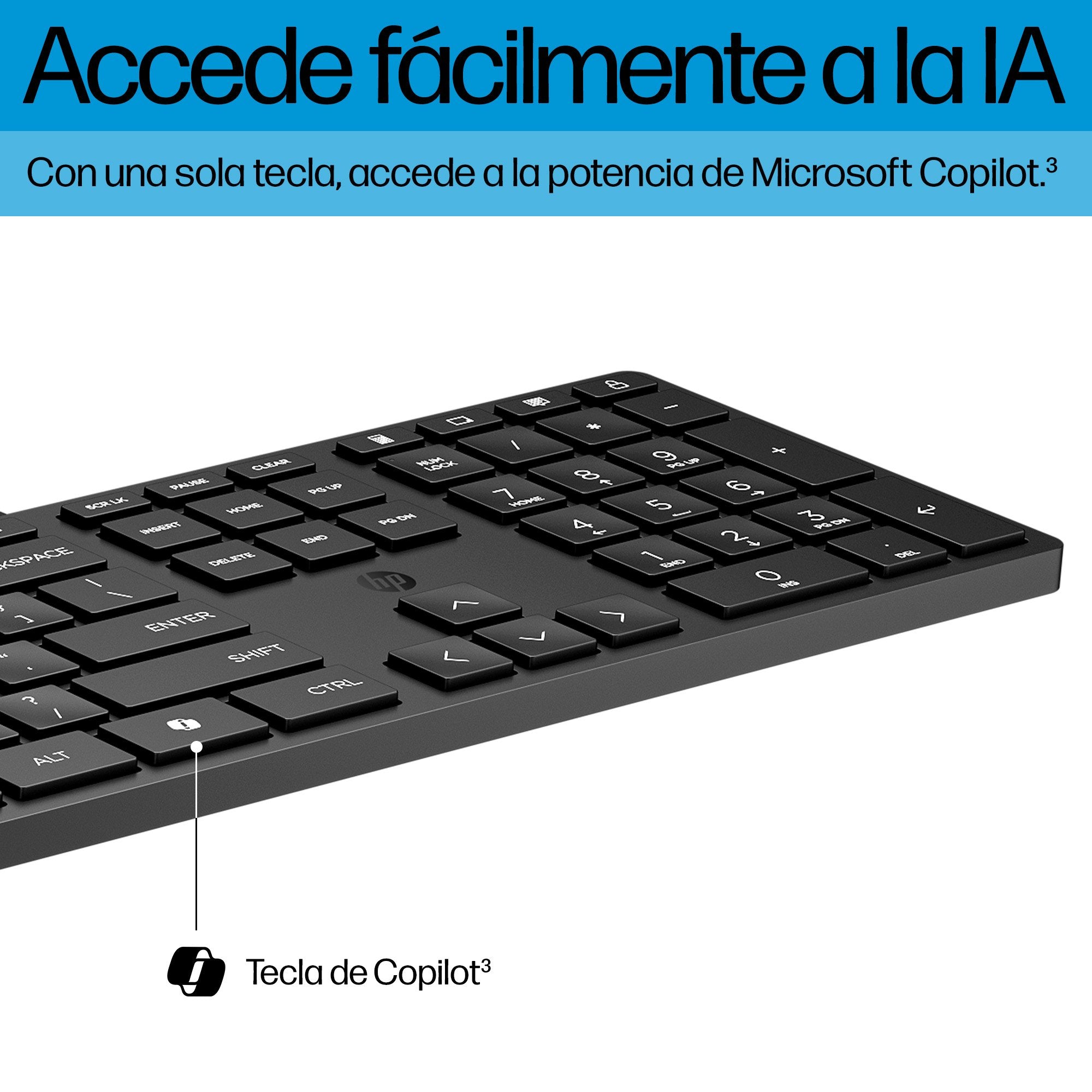 EAN 0194721888204 - HP 320K Wired Keyboard teclado Oficina USB Negro imagen 5