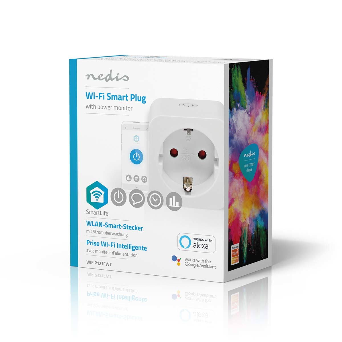 EAN 5412810335046 - Nedis WIFIP121FWT enchufe inteligente 3680 W Hogar Blanco imagen 8