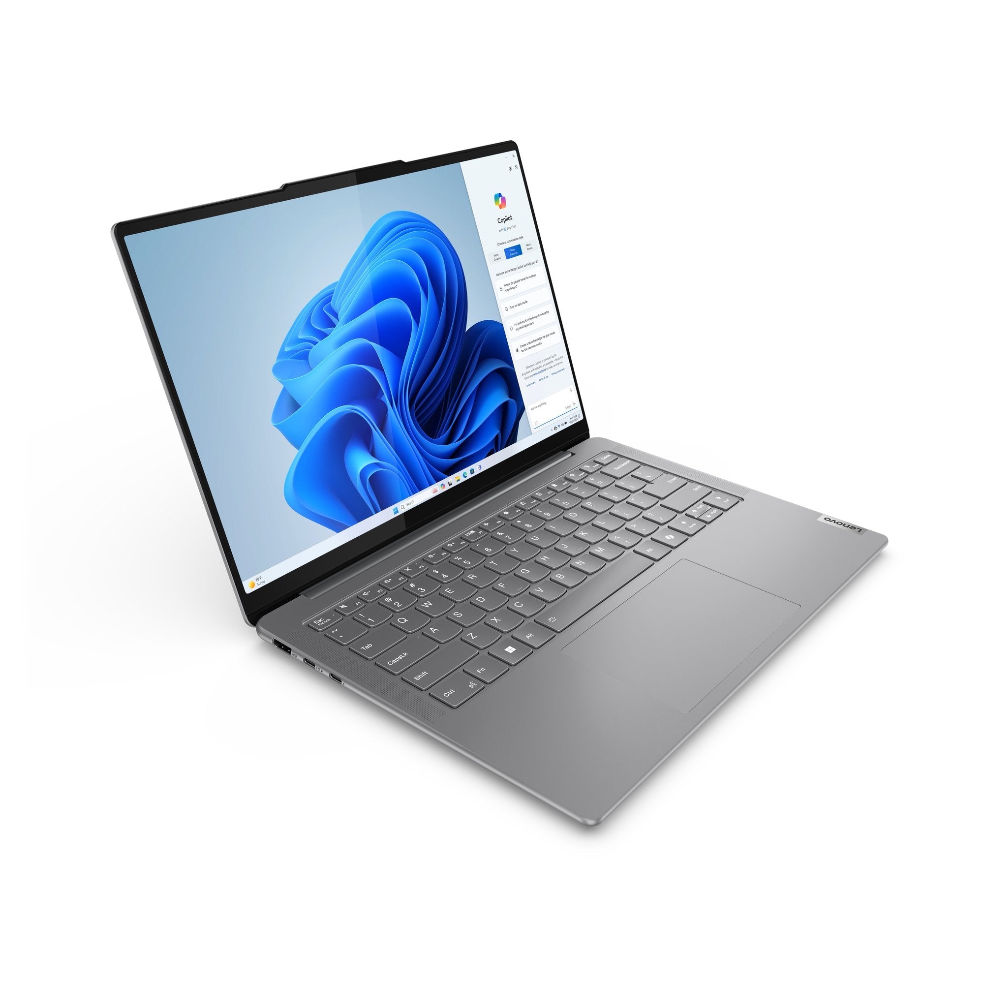 Portatil Lenovo 14" Yoga Slim 7 14imh9 Intel Core Ultra 7 155hwuxga 32 Gb Lpddr5-Sdram 1 Tb Ssd Wi-Fi 6e (802.11ax) Windows 11 Home Español Gris