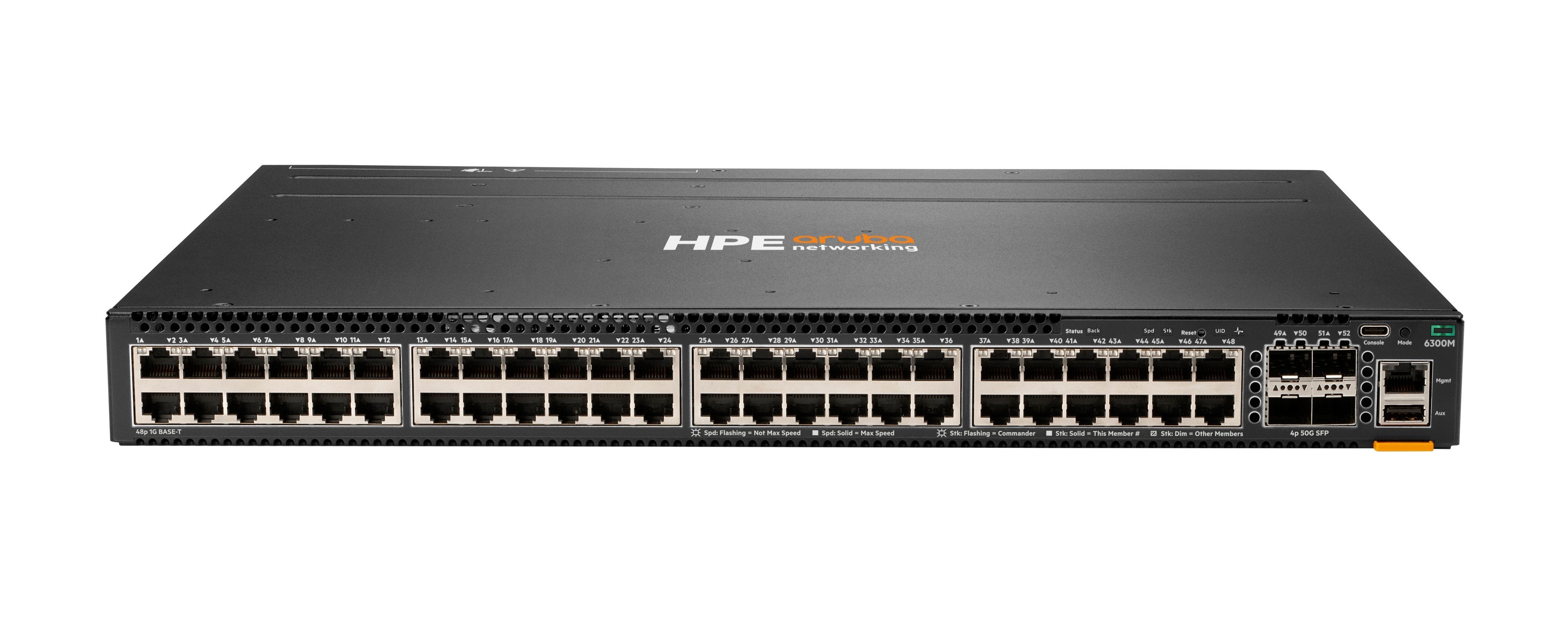 EAN 190017339481 - HPE Aruba Networking CX 6300M 48-port 1GbE and 4-port SFP56 Switch imagen 1