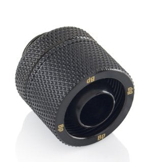 Bitspower Conexión Recto G1 4 Pulgadas Ag A 16 10mm - Negro Mate