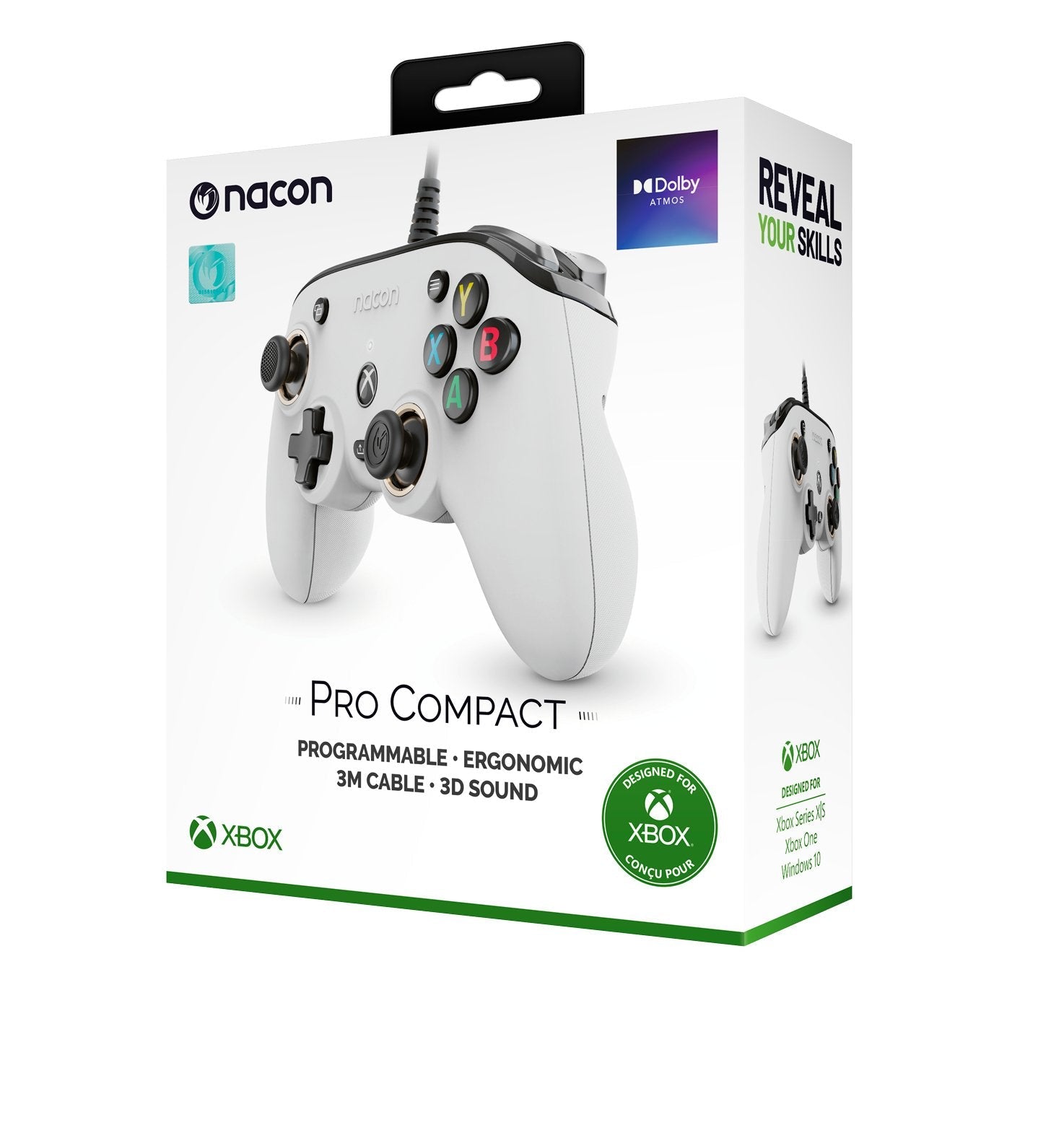 Mando Nacon Pro Compact Blanco Xbox Series/Xone/Pc