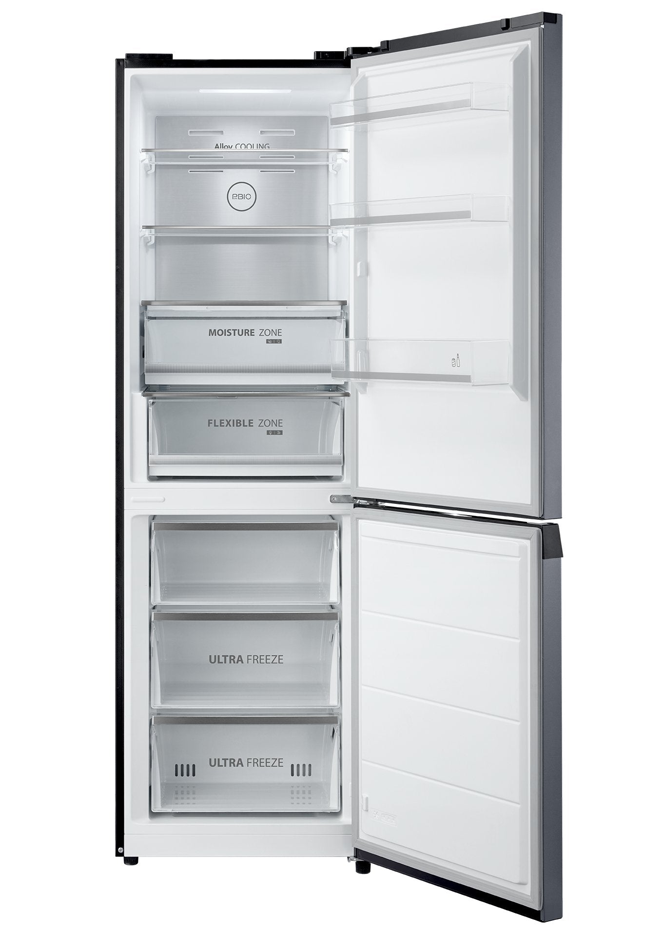 EAN 6940461917179 - Toshiba GR-RB449WE-PMJ(06) nevera y congelador Independiente 338 L Gris imagen 4