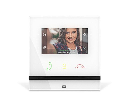 2n Telecommunications Indoor Compact Sistema De Intercomunicación De Video 10,9 Cm (4.3") Blanco