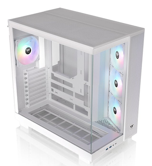 Thermaltake View 380 Xl Tg Argb (Blanco, Tempered Glass X 2) Ca-11e-00m6wn-00