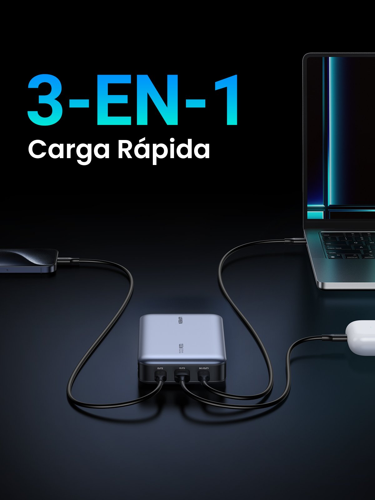 EAN 6941876221868 - Ugreen 25188 batería externa 20000 mAh Gris imagen 17