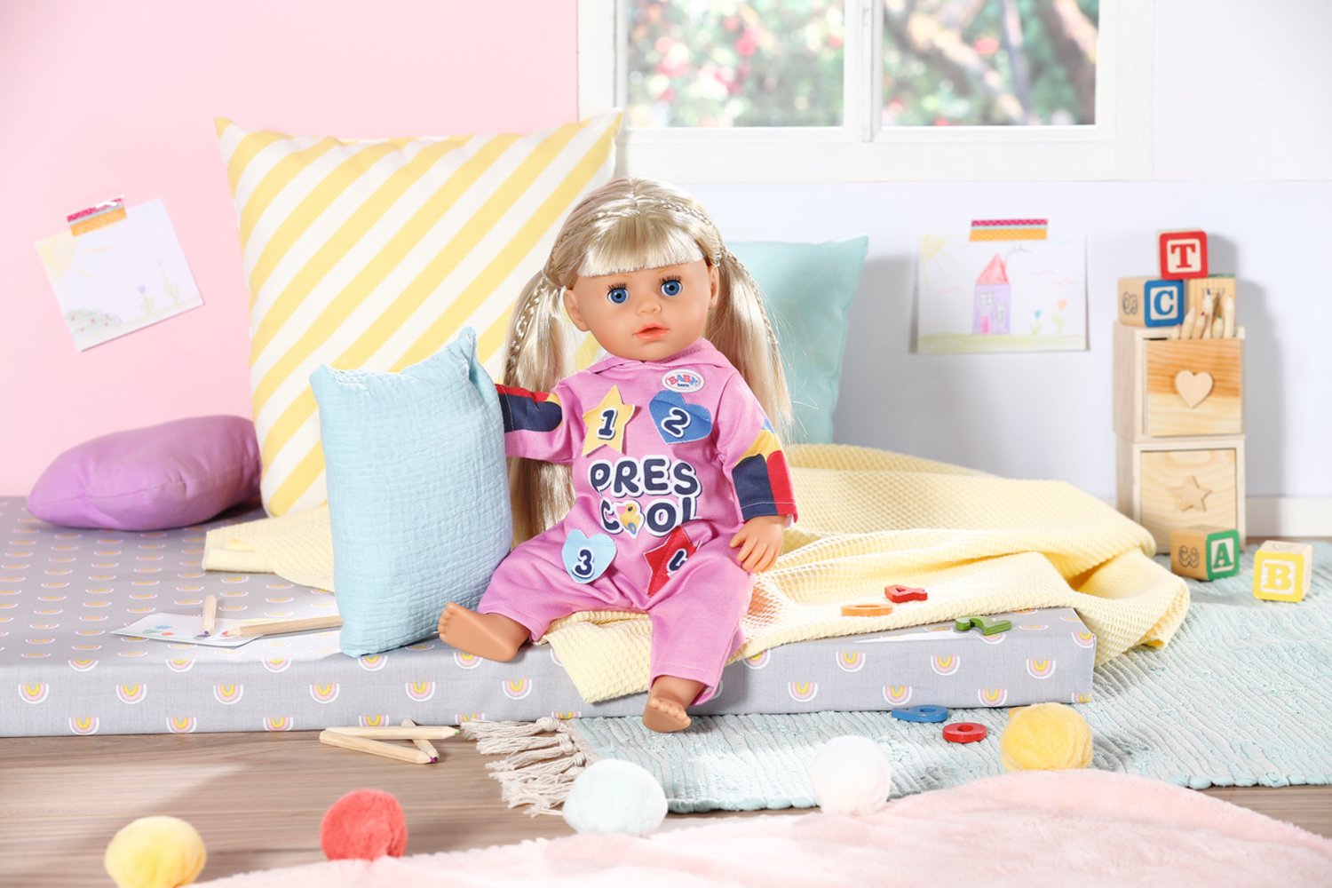 EAN 4001167833537 - BABY born Kindergarten Romper+Badges Pelele de muñeca imagen 3