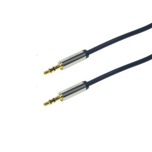 EAN 4052792034424 - LogiLink CA10300 cable de audio 3 m 3,5mm Azul imagen 2
