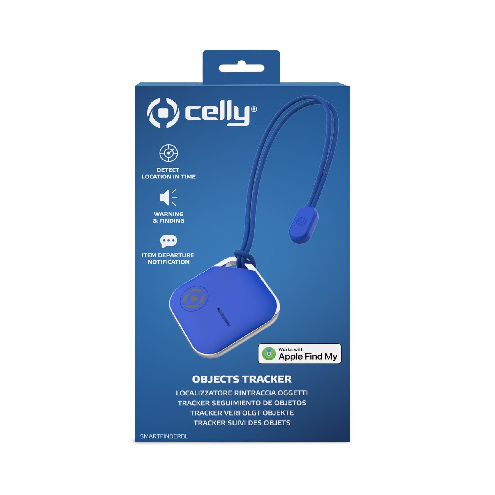 Celly Smartfinderbl Localizador De Llaves Azul Smart Tag Finder Azul