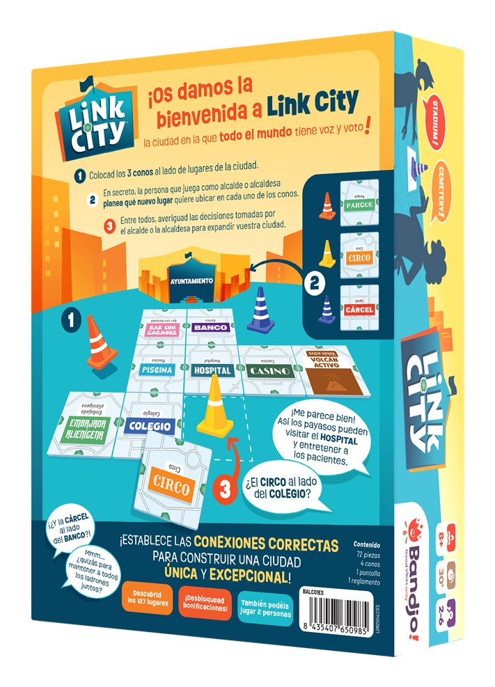 EAN 8435407650985 - Asmodee Link City 30 min Juego de mesa Estrategia imagen 2