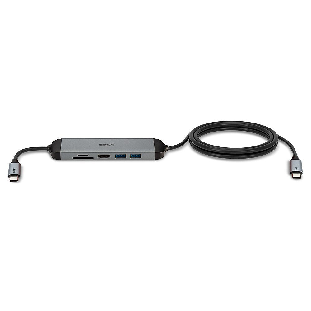 EAN 4002888433266 - Lindy 43326 base para portátil y replicador de puertos Alámbrico USB 3.2 Gen 1 (3.1 Gen 1) Type-C Negro, imagen 4