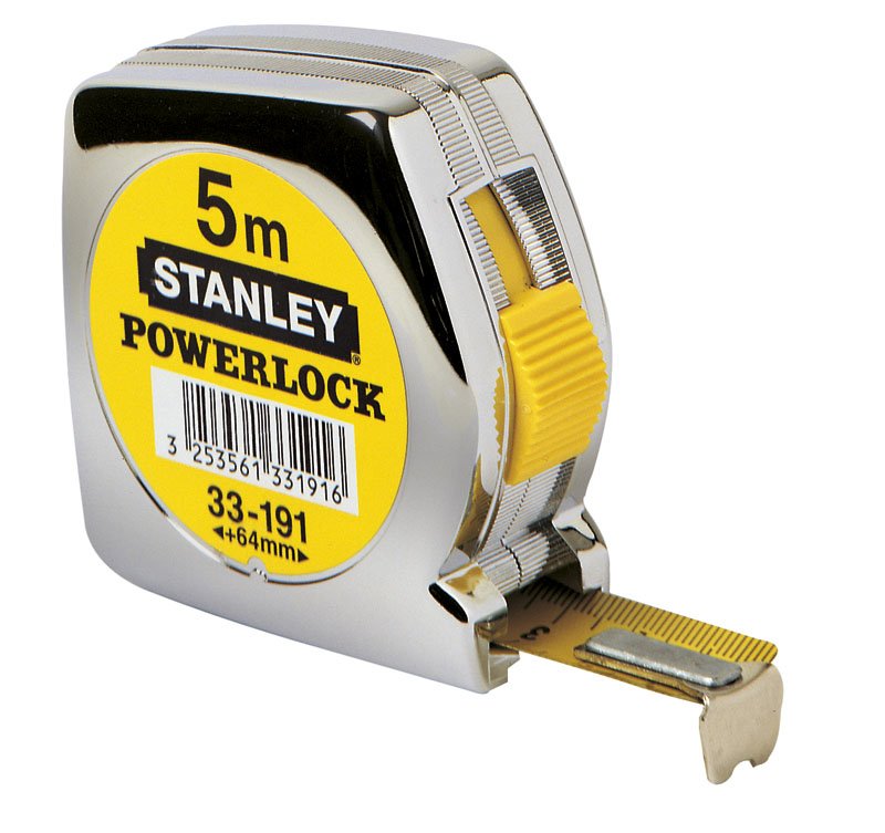 Stanley Cinta Métrica Powerlock, 5 Metros 0-33-194