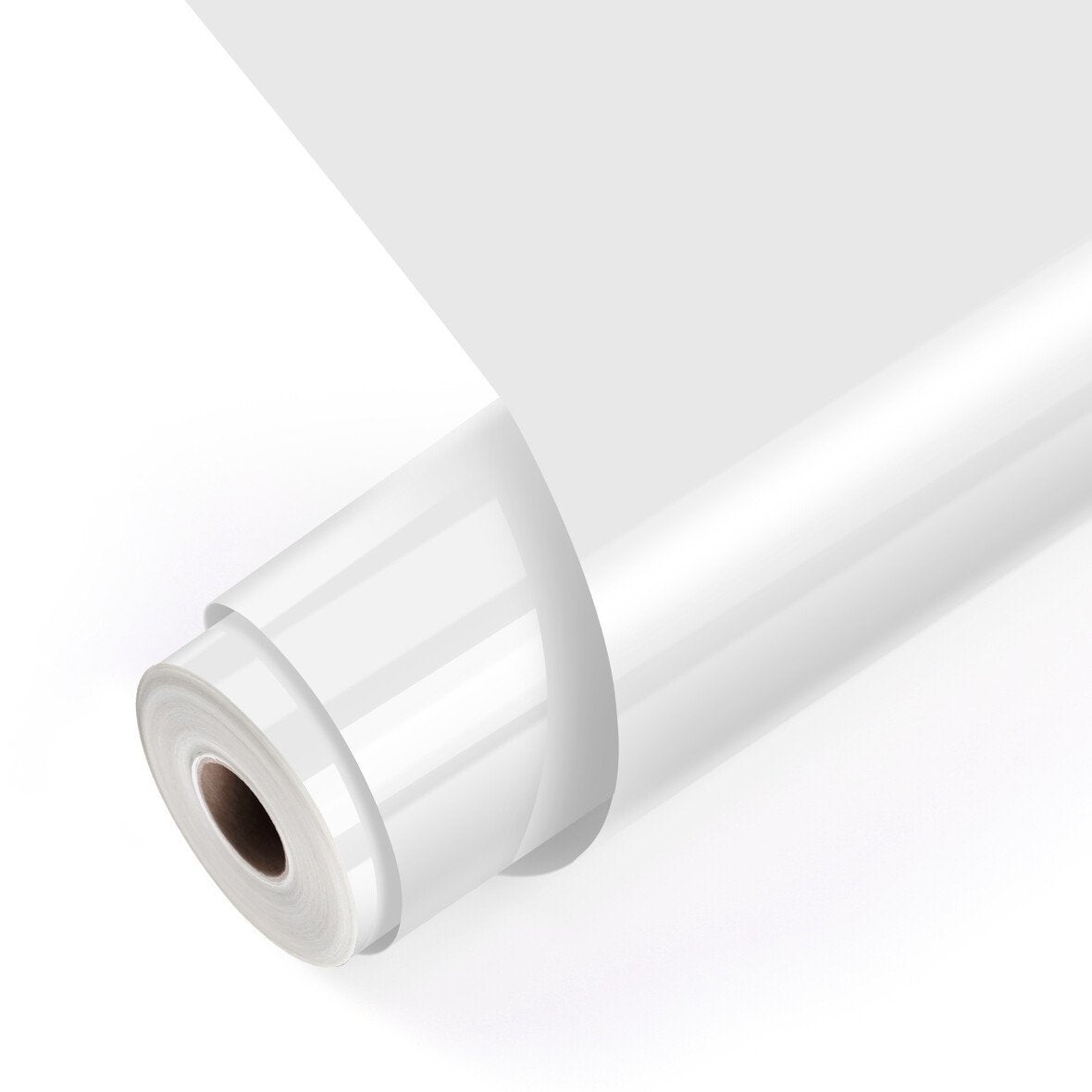 Loklik Permanent Adhesive Vinyl Glossy - White