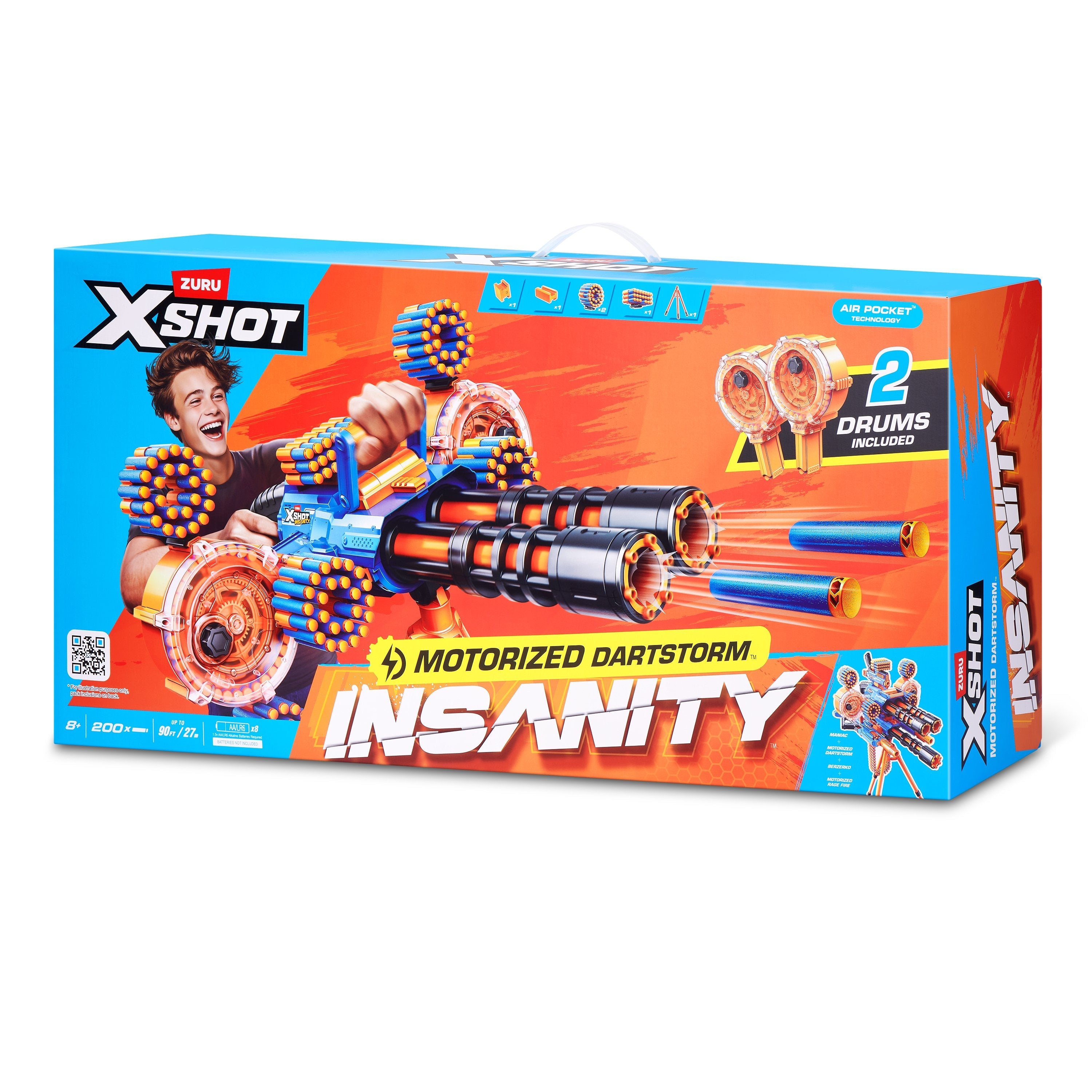 Zuru Insanity Motorized Dart Storm Blaster 36918